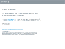 Tablet Screenshot of mypatientpoint.com